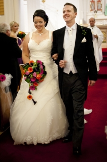 Catholic wedding ceremony, Glasgow, Scotland, UK, 2011.