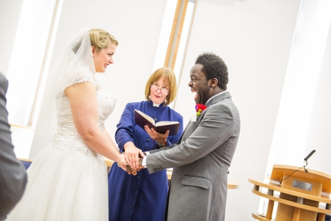 Lewisham wedding ceremony, London, UK. 2013.