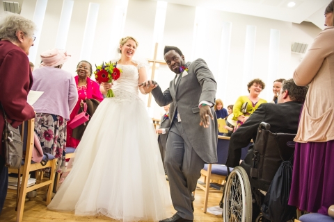 Lewisham wedding ceremony, London, UK. 2013.
