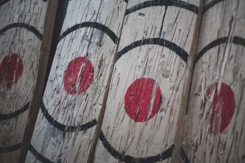 Axe Throwing  by Rachael-Emily.com