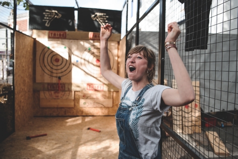 Axe Throwing  by Rachael-Emily.com
