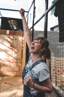 Axe Throwing  by Rachael-Emily.com
